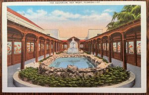 Vintage Postcard 1930-1945 The Aquarium, Key West, Florida (FL)