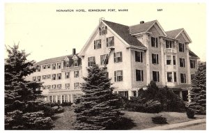 Nonantum Hotel Misspelled Nonantom Hotel Vtg B & W Kennebunk Port Maine Postcard