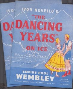 The Dancing Years On Ice Ivor Novello Musical 2x London Ice Skating Theatre P...