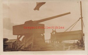 Military, Stern View of Nero with Wooden Gun, RPPC