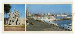 484758 USSR 1985 year Ukraine Odessa passenger sea port photo Krymchak postcard