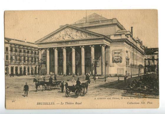 158570 BRUXELLES Belgium BRUSSELS Royal Theatre Vintage PC