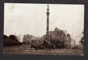 Scotland Battlefield Monument Langside Glasgow Postcard Carte Postale Dainty Sr.