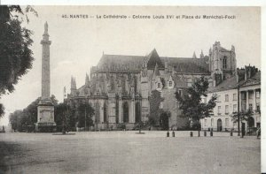 France Postcard - La Cathedrale - Colonne Louis XVI Et Place - Ref 19813A