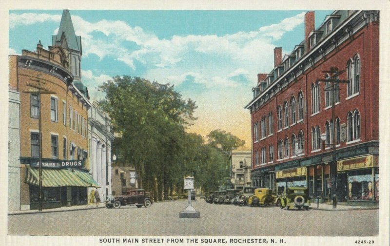 ROCHESTER, New Hampshire, 1910s ; South Main Street