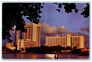 1997 View of Caribe Hilton San Juan Puerto Rico Vintage Posted Postcard