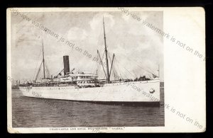 UC174 - Union Castle Liner - Galeka - postcard