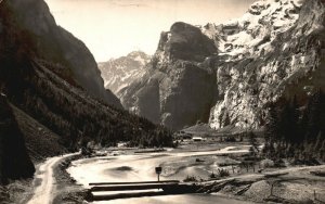 Vintage Postcard 1919 RPPC Photo Kandersteg Gasterntal Hockenhorn