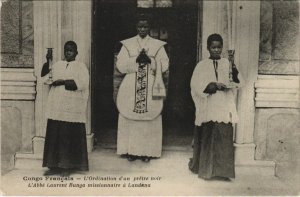 PC LANDANA ORDINATION D'UN PRETRE NOIR FRENCH CONGO (A22873)