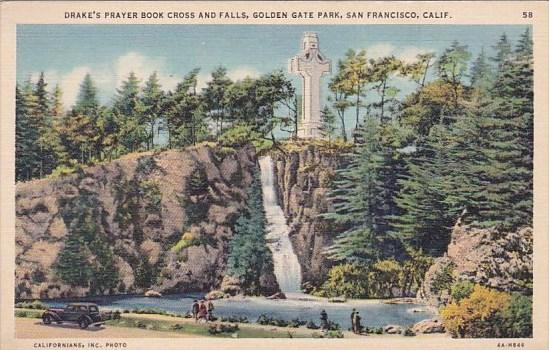 Drakes Prayer Book Cross And Falls Golden Gate Park San Franicsco California