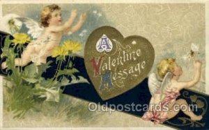 Publisher John Winsch Valentines Day 1910 postal used 1910