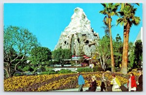 Vintage Disneyland c1970s Matterhorn Mountain Postcard