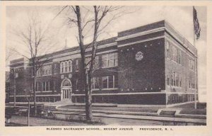 Rhode Island Providence Blessed Sacrament School Regent Avenue Albertype