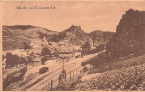 Altenahr Germany Burgruine Are Ruins-Ahr Valley of Germany-Bahnhof Postcard