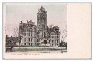 Topeka Kansas Court House Postcard