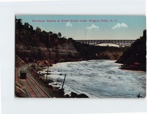 Postcard Whirlpool Rapids & Great Gorge route, Niagara Falls, New York