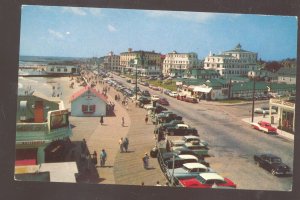 CAPE MAY NEW JERSEY NJ DOWNTOWN STREET SCENE OLD CARS VINTAGE POSTCARD