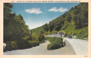 Route 22 at Prince Gallitzin Springs between Duncansville and Cresson - Dunca...