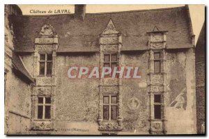 Old Postcard Chateau de Laval