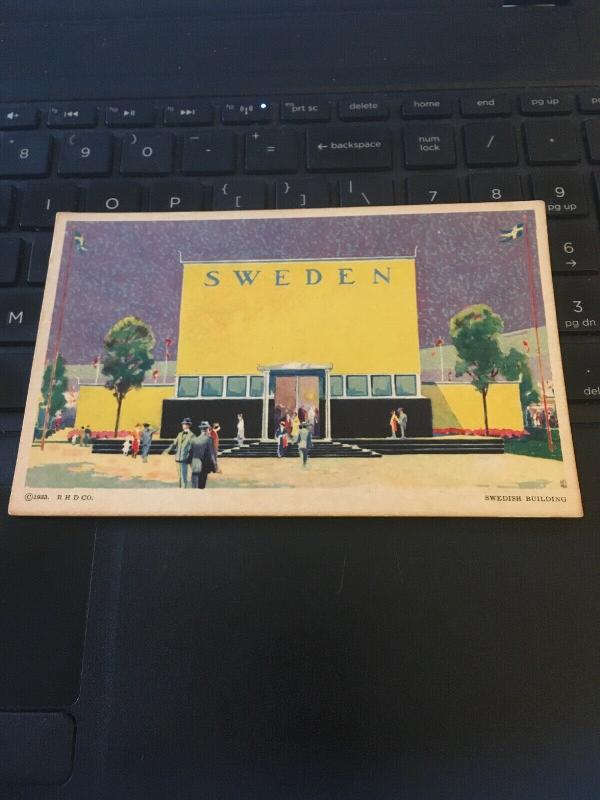 Vintage Postcard; Sweden, Swedish Building