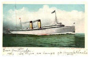 Steamer  on the Great Lakes