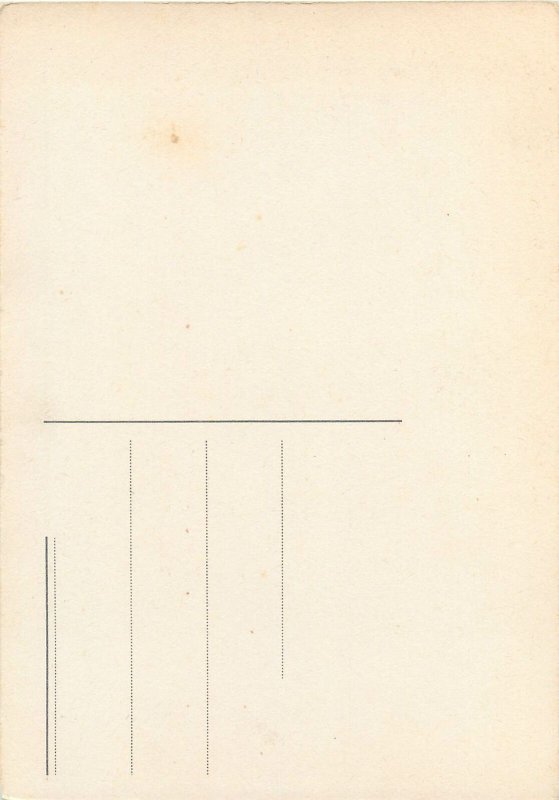 Postcard Greetings Buon Natale religious drawing