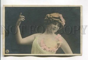 485125 opera ballet girl Art Nouveau costume Retlinger tinted NPG RPPC Peski