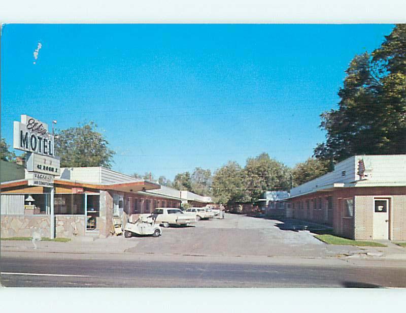 Unused Pre-1980 OLD CARS & ELKO MOTEL Elko Nevada NV u3871