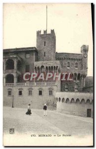 Old Postcard Monaco Palace