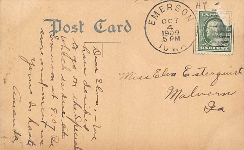 Red Oak, Iowa Postcard