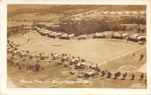 J18/ Indianapolis Indiana RPPC Postcard c40s Fort Benjamin Harrison Birdview 24