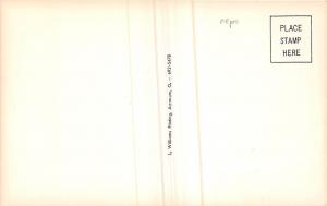 B45/ Arcanum Ohio Postcard c1930s Big Four Railroad Station Depot