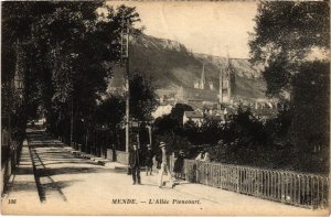 CPA MENDE - L'Allée Piencourt (108079)