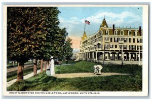 c1920's Mount Washington & The Mapplewood White Mountains Hampshire NH Postcard