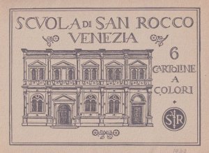 Scvola Di San Rocco Venezia Vintage Painting Postcard Set