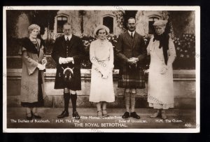 ROY671 - Royal Betrothal of Lady Alice Montagu & Duke of Gloucester - Postcard