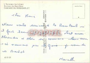 Postcard Modern Cascade Rossignolet Surroundings Mont Dore Auvergne Tourist