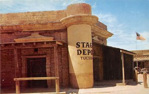 Old Tucson  Film The Splendors of Old West View Postcard Backing 
