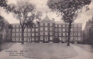 Rhode Island Providence University Hall Brown University Albertype