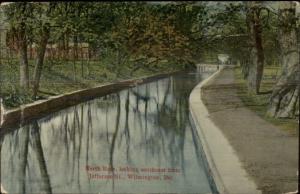 Wilmington DE North Race Jefferson St. c1910 Postcard