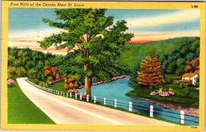 Postcard HIGHWAY SCENE St. Louis Missouri MO AN9269