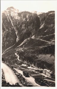 Switzerland Gletsch Furka und Grimsel strasse Vintage RPPC 02.74