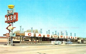 Inglewood CA. Imperial Car Wash W/Coupon Postcard