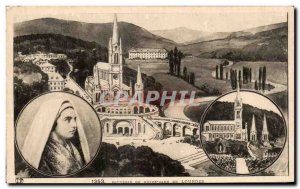 Old Postcard Remembrance Of Our Lady Of Lourdes