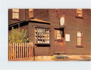 Postcard Seven Gables Gift Shop, Salem, Massachusetts