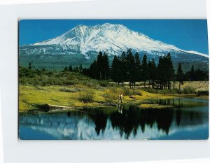 Postcard Mt. Shasta, California