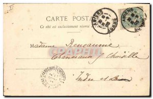 Old Postcard Amiens has taken the crow flies