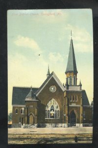 SPRINGFIELD MISSOURI FIRST BAPTIST CHURCH BUILDING MO. VINTAGE POSTCARD