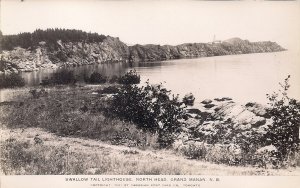 RPPC CANADA, Grand Manan Island, NB, North Head, Swallow Tail Lighthouse 1931