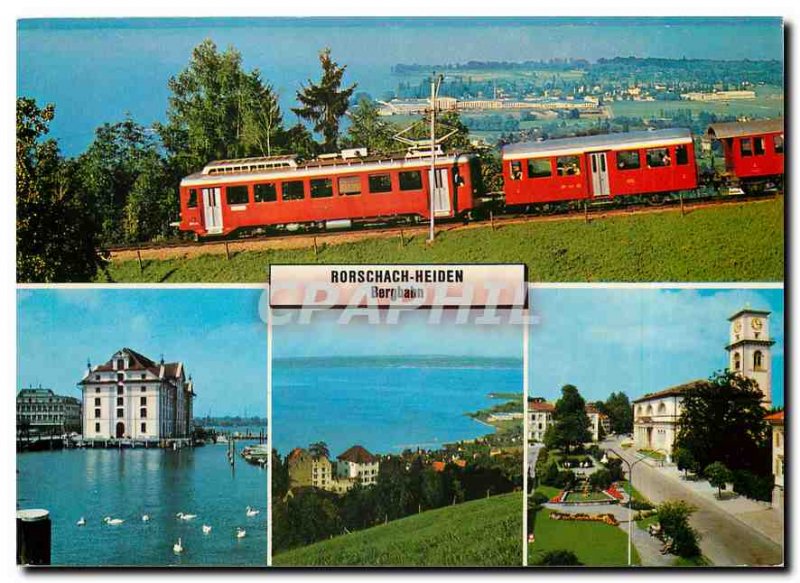 Postcard Modern Rorschach-Heiden Bergbahn